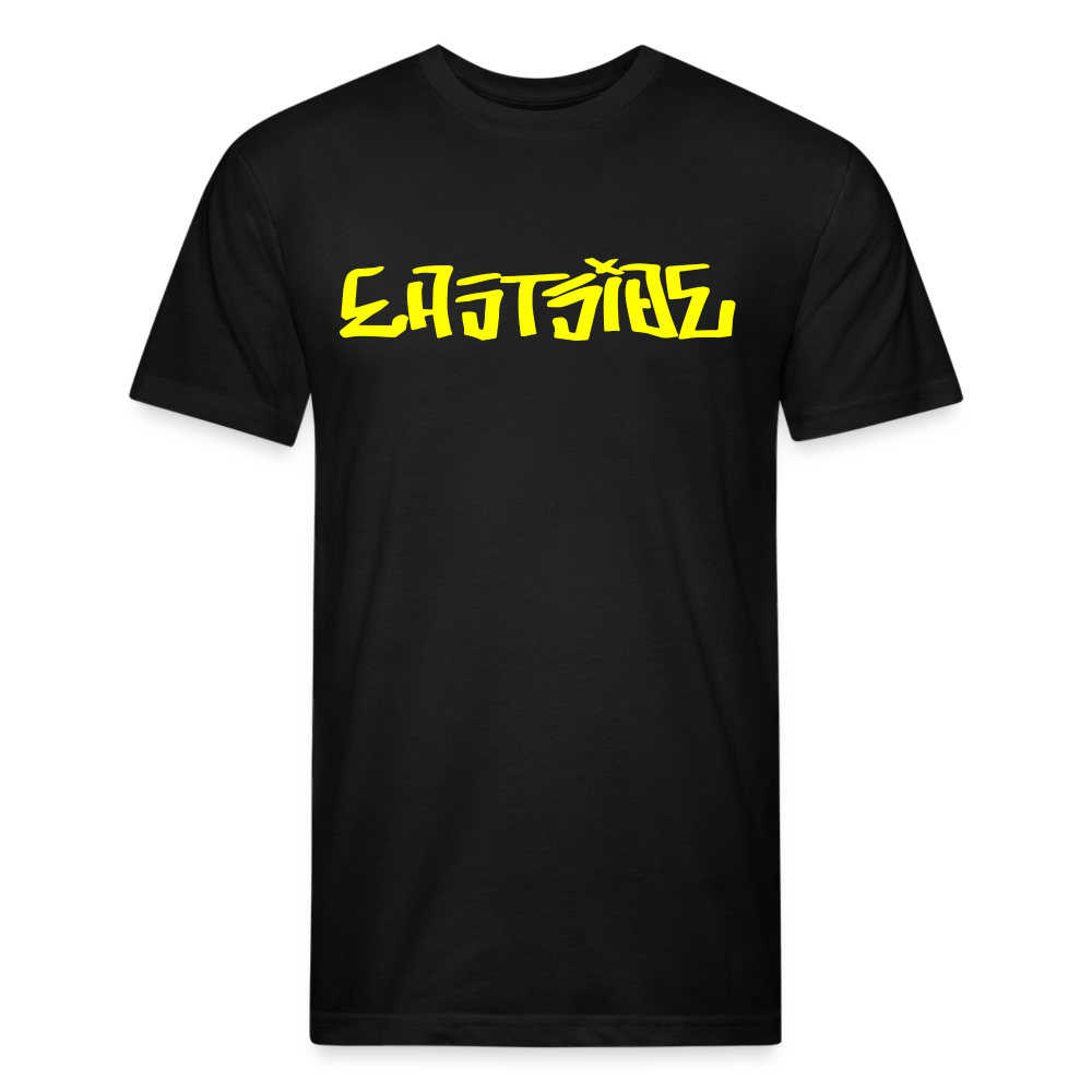 Fitted Cotton/Poly T-Shirt by Next Level - black