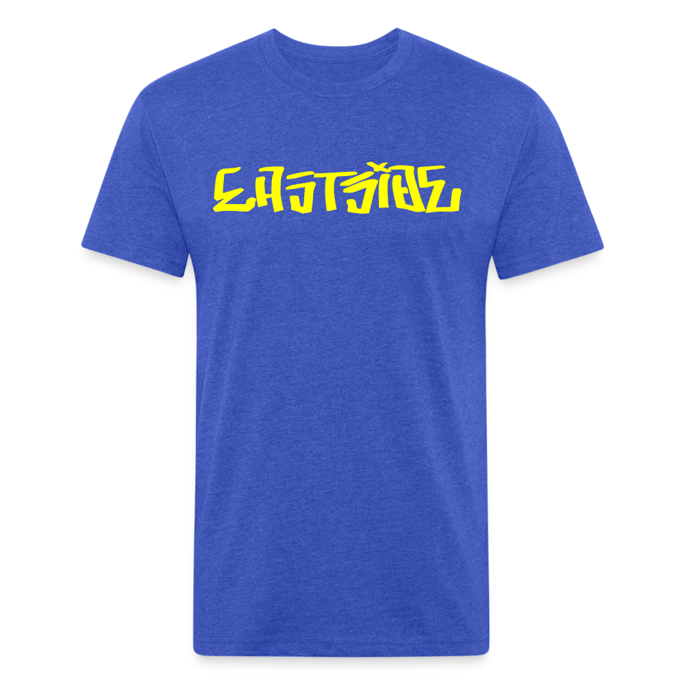 Fitted Cotton/Poly T-Shirt by Next Level - heather royal