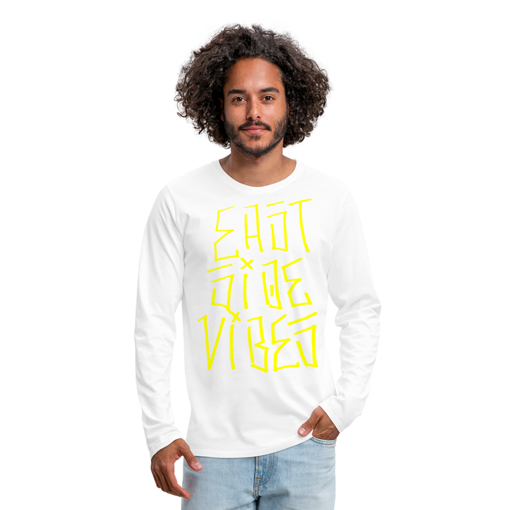 Men's Premium Long Sleeve T-Shirt - white