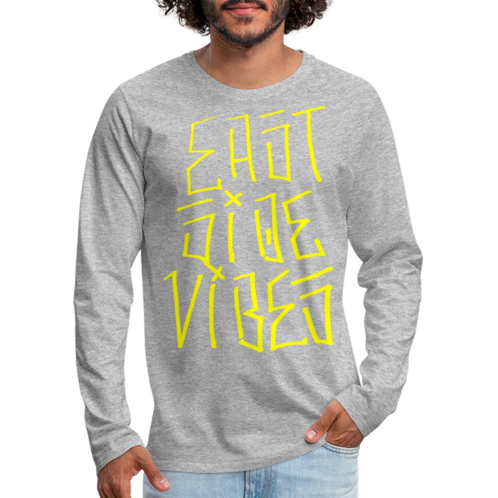 Men's Premium Long Sleeve T-Shirt - heather gray