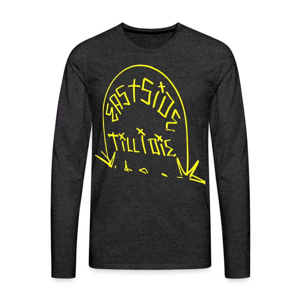 Men's Premium Long Sleeve T-Shirt - charcoal grey